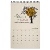 Calendrier Citations de reprise 2021 pour les slogans d'inspi (Mar 2026)