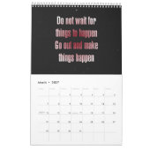 Calendrier Citations d'encouragement de 12 mois (Mar 2027)
