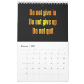 Calendrier Citations d'encouragement de 12 mois (Feb 2027)