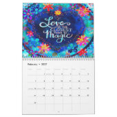 Calendrier Citations d'inspiration colorée : Inspirété d'oeuv (Feb 2027)