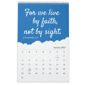 Calendrier Citations d'inspiration | Typographie 2026 Christi (Jan 2027)