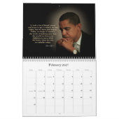 Calendrier Citations d'Obama - customisées (Feb 2027)