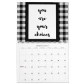 Calendrier Citations en noir et blanc (Mar 2027)