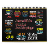 Calendrier Citations Et Déclarations De La Bible De Jésus (Protection)
