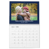 Calendrier Citations familiales modernes et élégantes 12 mois (Mar 2026)