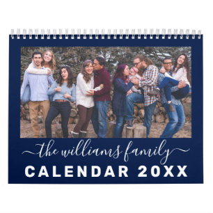 Calendrier Citations familiales modernes et élégantes 12 mois