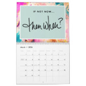 Calendrier Citations Inspirationnelles Abstraites de la peint (Mar 2026)