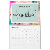 Calendrier Citations Inspirationnelles Abstraites de la peint (Mar 2027)