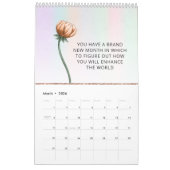 Calendrier Citations Motivationnelles de l'année 2021 de la D (Mar 2026)