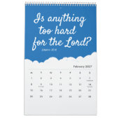 Calendrier Citations motivationnelles | Versets Bibliques 202 (Feb 2027)