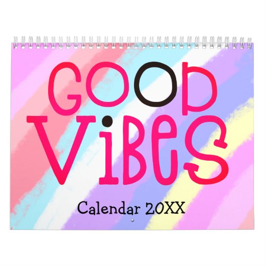Calendrier Citations positives Good Vibes Rainbow (Protection)