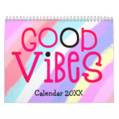 Calendrier Citations positives Good Vibes Rainbow (Protection)
