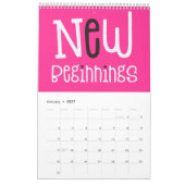 Calendrier Citations positives Good Vibes Rose Black 2022 (Jan 2027)