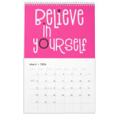 Calendrier Citations positives Good Vibes Rose Black 2022 (Mar 2026)