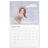 Calendrier Citations Postives illustrées d'aquarelle (Feb 2027)