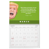Calendrier Citations ridicules de Donald Trump (Mar 2027)