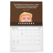 Calendrier Citations ridicules de Donald Trump (Feb 2027)