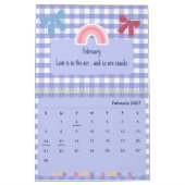 Calendrier Citations Ruban & Fleur Mignon 2026 (Feb 2027)