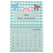Calendrier Citations Ruban & Fleur Mignon 2026 (Jan 2027)