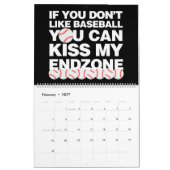 Calendrier Citations sportives de baseball 2021 (Feb 2027)