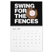 Calendrier Citations sportives de baseball 2021 (Mar 2027)