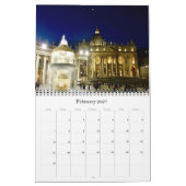 Calendrier Cité du Vatican - Rome - Italie (Feb 2027)