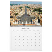 Calendrier Cité du Vatican - Rome - Italie (Jan 2027)