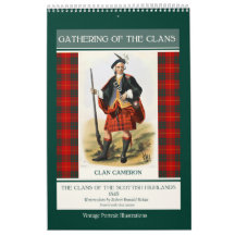 Clans des Highlands écossais Portraits vintage 202