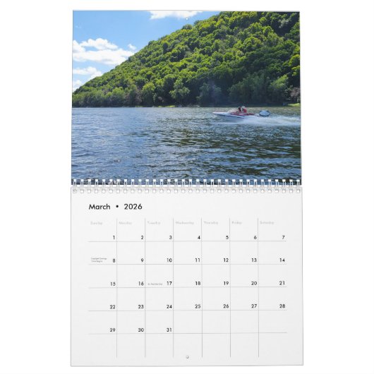 Calendrier Clasic Glastron 2024 (Mar 2026)