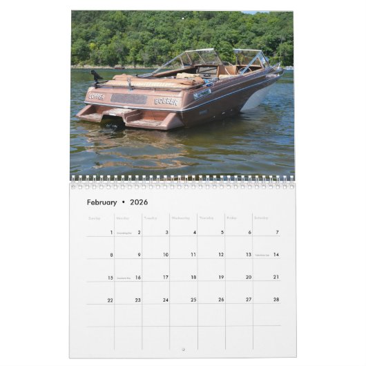 Calendrier Clasic Glastron 2024 (Feb 2026)