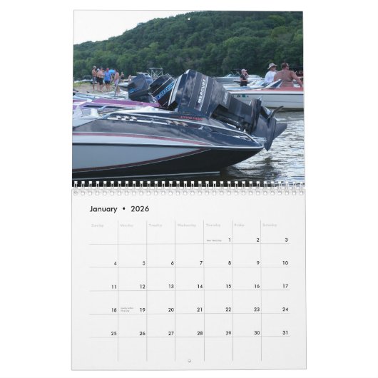 Calendrier Clasic Glastron 2024 (Jan 2026)