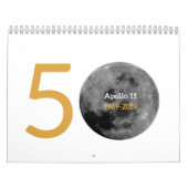 Calendrier Classez pour le cinquantième anniversaire d'Apollo (Protection)