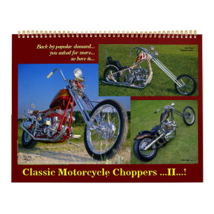 Calendrier Classic Motorcycle Choppers II 2015..