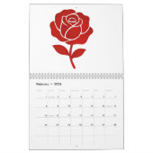 Calendrier Classic Rose Forever Love Minimal Romantic (Feb 2026)