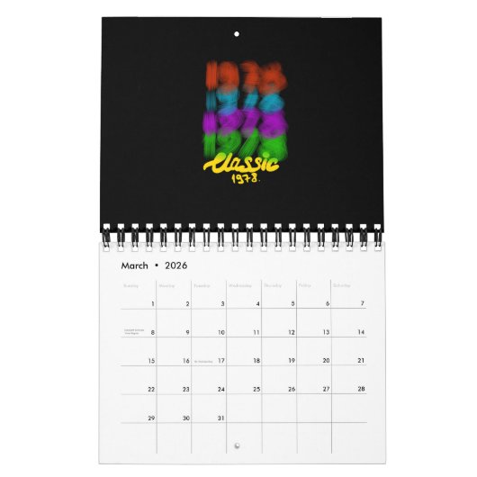 Calendrier Classique 1973 (Mar 2026)