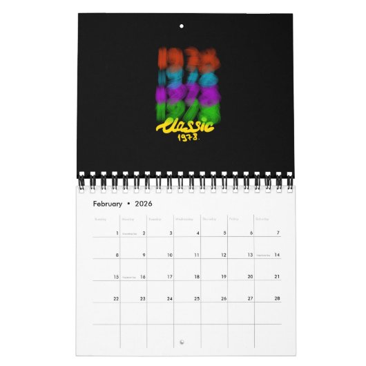 Calendrier Classique 1973 (Feb 2026)