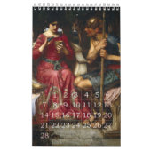Calendrier classique d'art de sorciers et sorcière (Feb 2027)