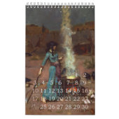 Calendrier classique d'art de sorciers et sorcière (Jan 2027)