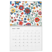 Calendrier classique de fleurs sauvages 2026 (Mar 2027)