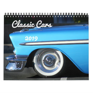 Calendrier classique des voitures 2019