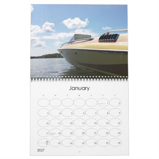 Calendrier Classique Glastron CGOAMN 2012 (Jan 2027)