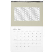 Calendrier Classique Mandala Inde Style 4 (Mar 2027)