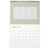 Calendrier Classique Mandala Inde Style 4 (Feb 2027)