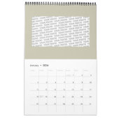 Calendrier Classique Mandala Inde Style 4 (Jan 2026)