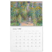 Calendrier Claude Monet (Jan 2026)