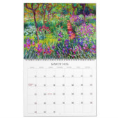 Calendrier Claude Monet Beau Art Pittoresque (Mar 2026)