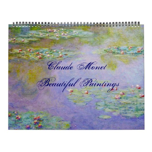 Calendrier Claude Monet Beau Art Pittoresque (Protection)