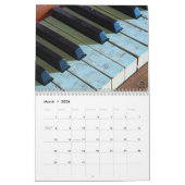 Calendrier Claviers de piano 2026 (Mar 2026)
