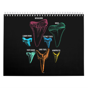 Calendrier Clé d'identité de la chasse aux dents de requin