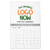 CALENDRIER CLIENT SIMPLE CONTEMPORAIN PROPRE BLANC MODE (Jan 2027)